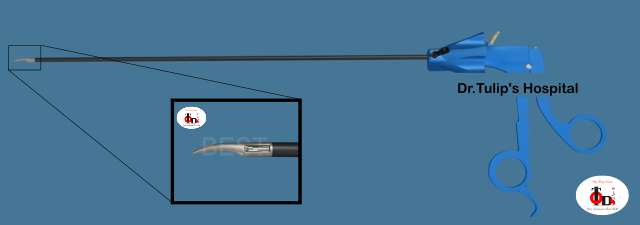 Maryland Instruments used in laparoscopic gallbladder surgery